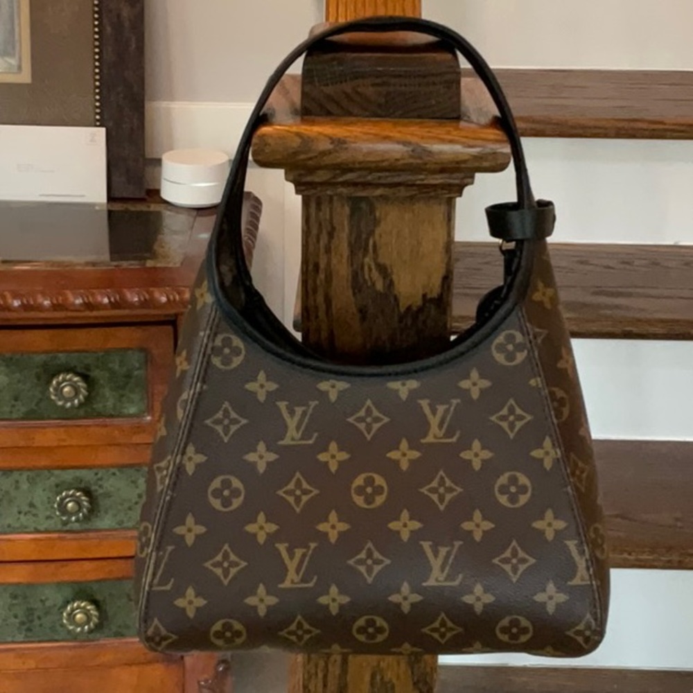 Monogram Brown & Black Handbag - Picture 4 of 11